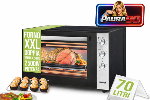 Forno elettrico xxl litri - elettrico, 70